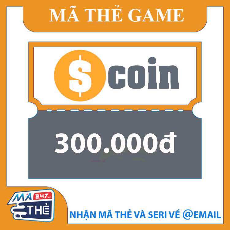 Mã thẻ game SCoin 300K