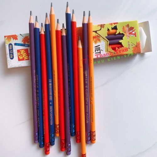 Hộp 12 cây bút chì H2B MMM