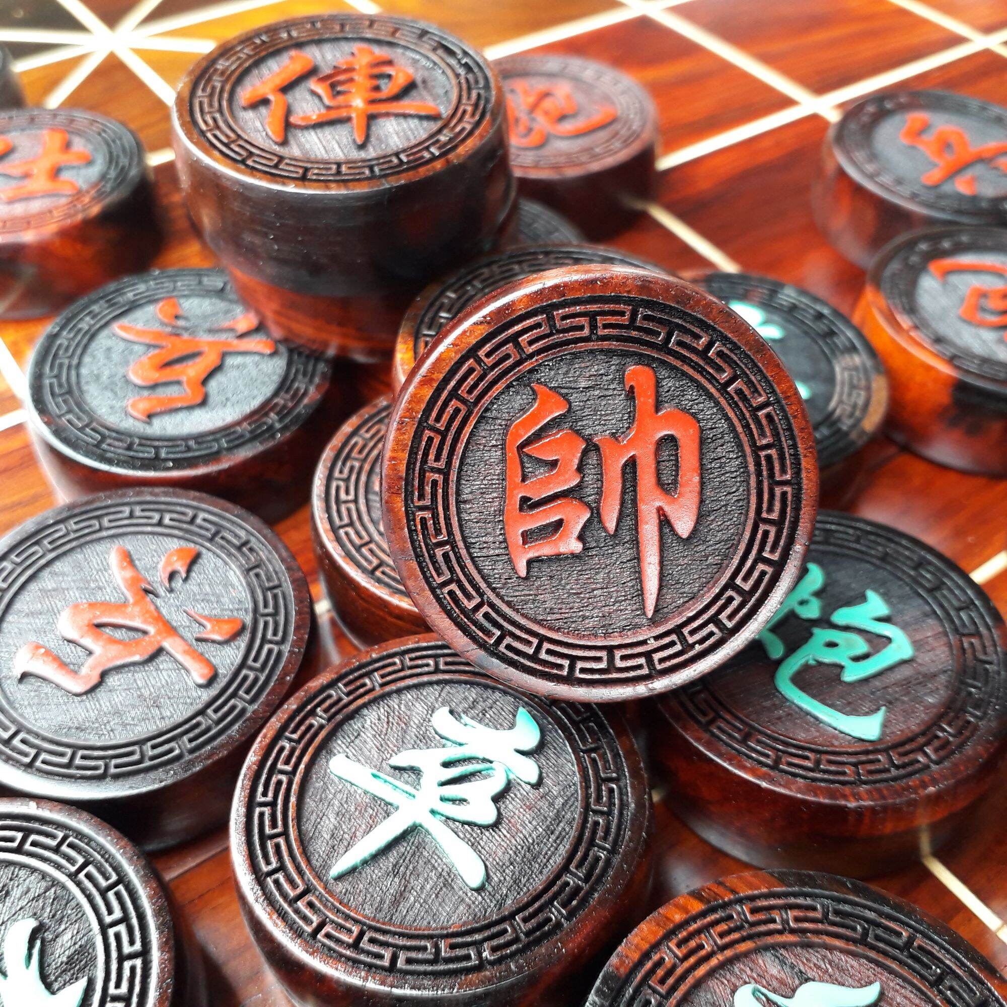 bộ quâ cờ tướng gô  trắc 4cm ( quân không bàn)