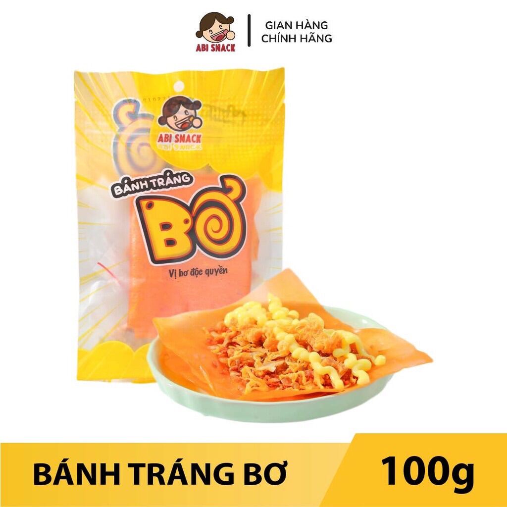 Bánh Tráng Bơ Hot Hit Siêu Phẩm Ăn Vặt ABI SNACK