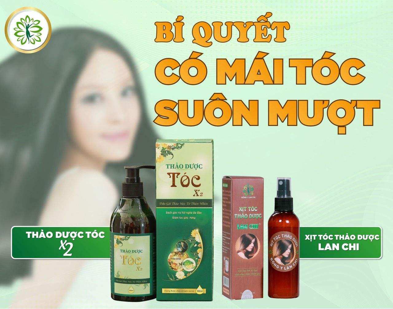 Bộ đôi chăm sóc tóc Lan Chi: dưỡng tóc, ki hs mọc tóc, hết gàu, ngứa, rụng, tóc dài muọt
