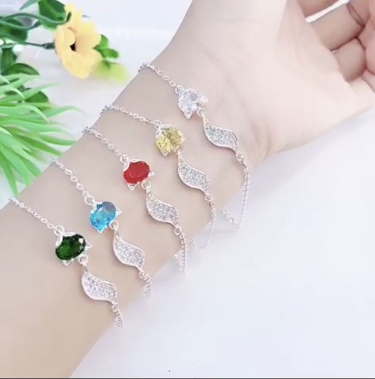 Lắc tay hồ ly bạc chuẩn