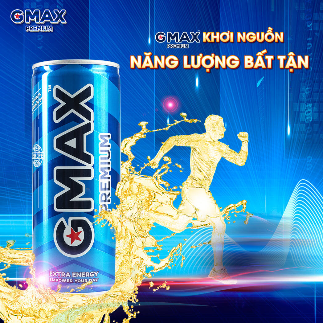 Nước tăng lực Gmax 250ml hàng nhập Ba Lan