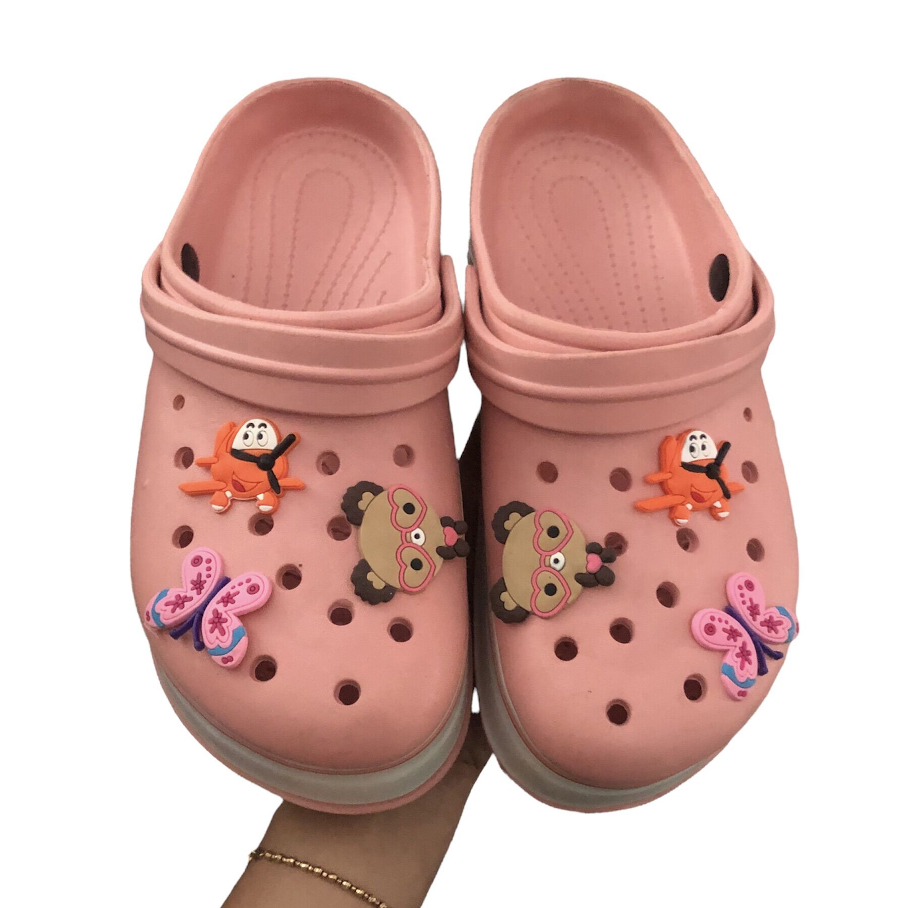 [FREESHIP] Dép Sục Crocs Nhựa Mềm Đế Cao