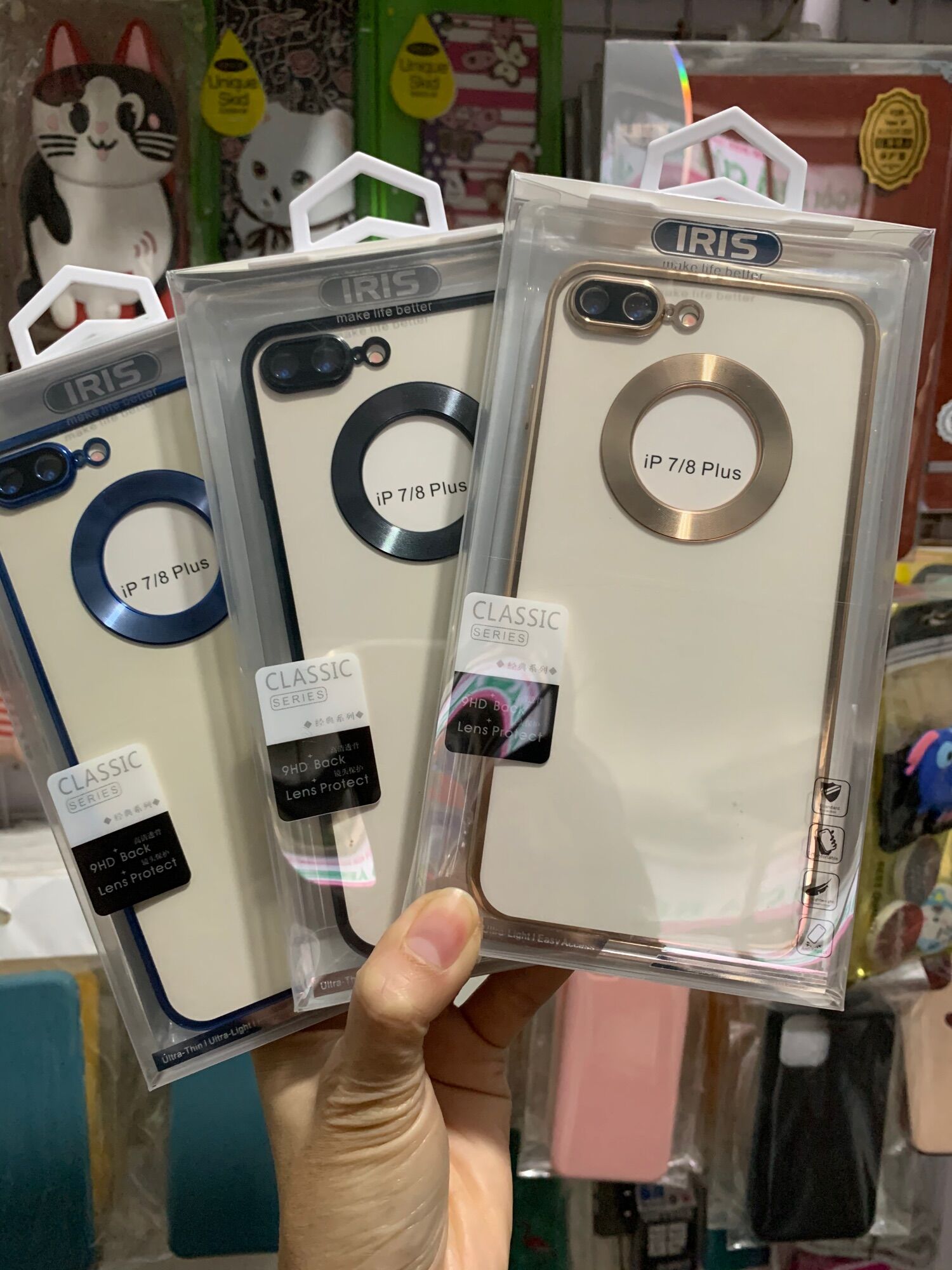 Ốp lưng mạ mầu cao cấp Hãng Iris Iphone 7Plus , 8 plus , 7 plus , 8plus