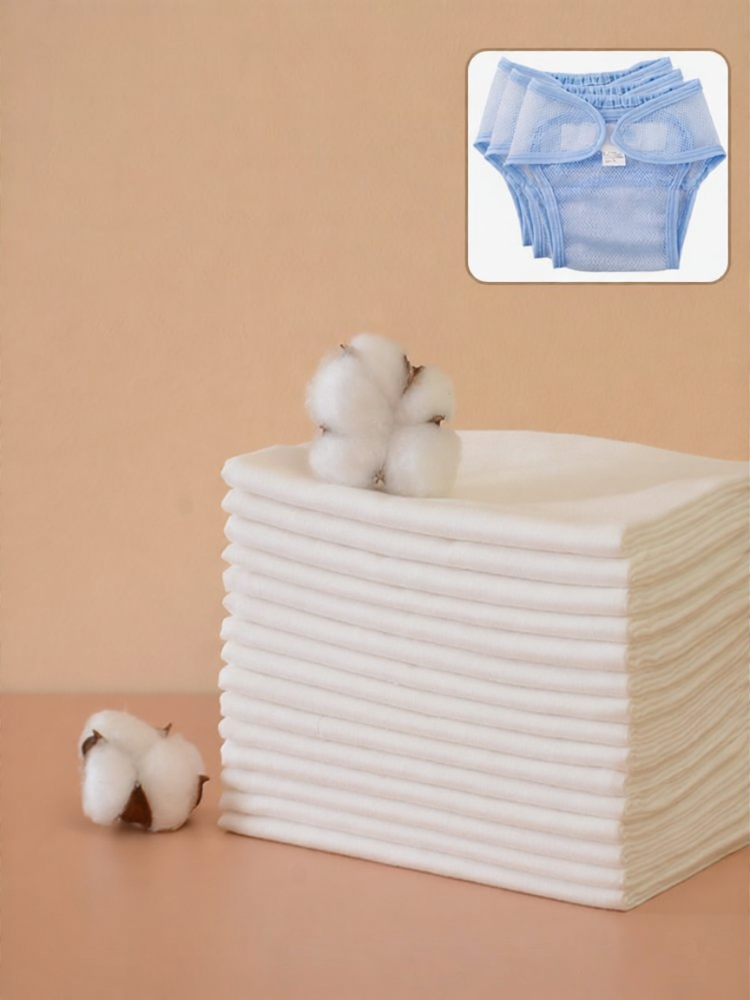 Washable Cotton Breathable Diaper - 5