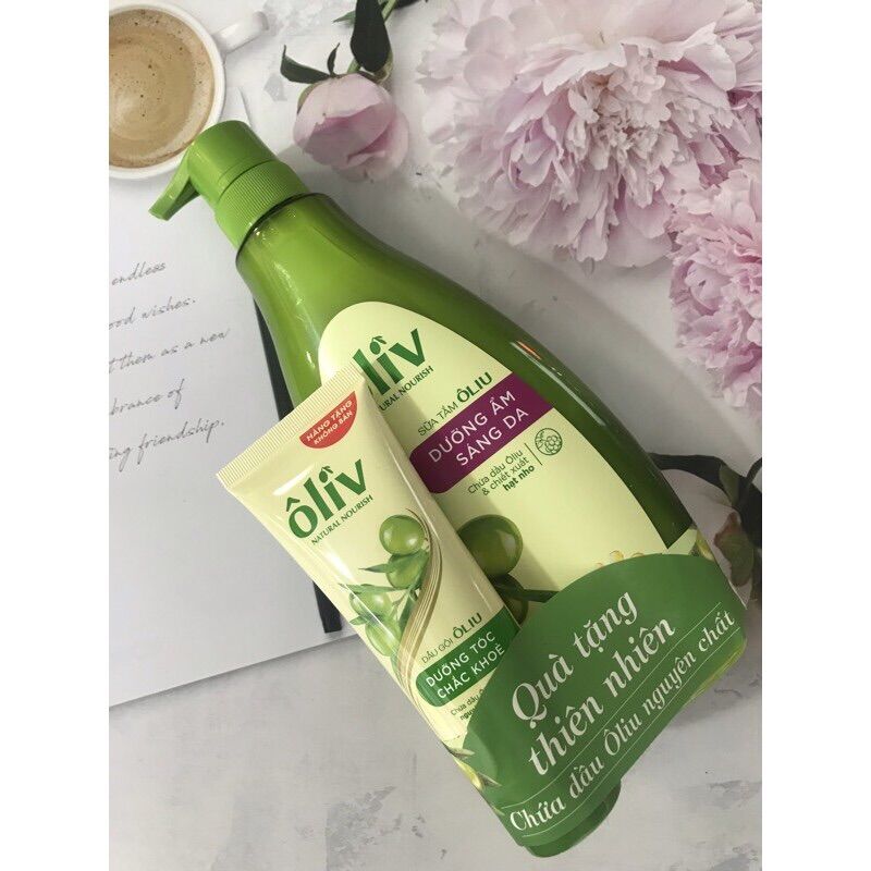 Sữa Tắm Oliv Dưỡng Ẩm Sáng Da 650ml