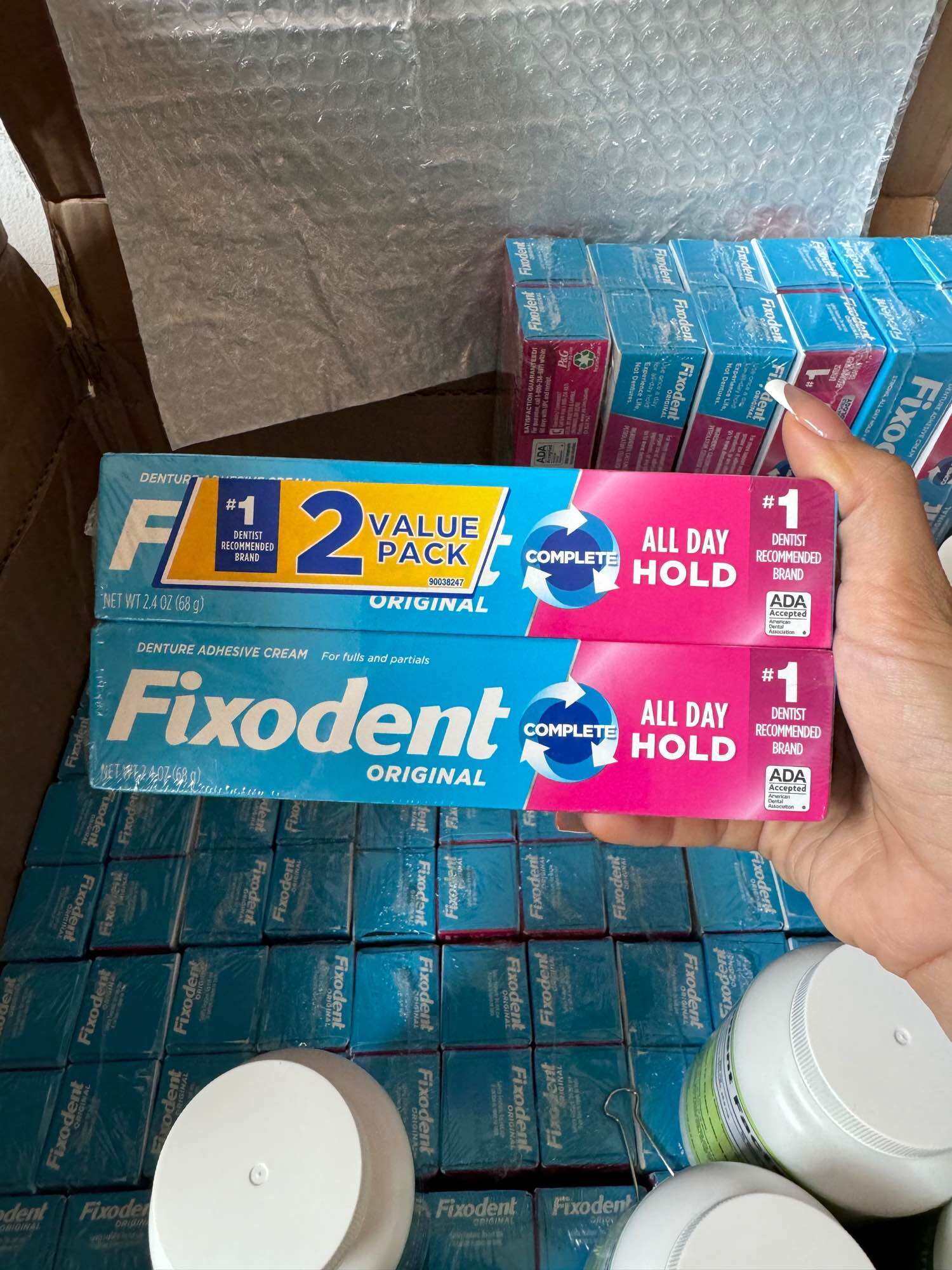 Keo Dán Hàm Răng Giả Fixodent Mẫu Mới