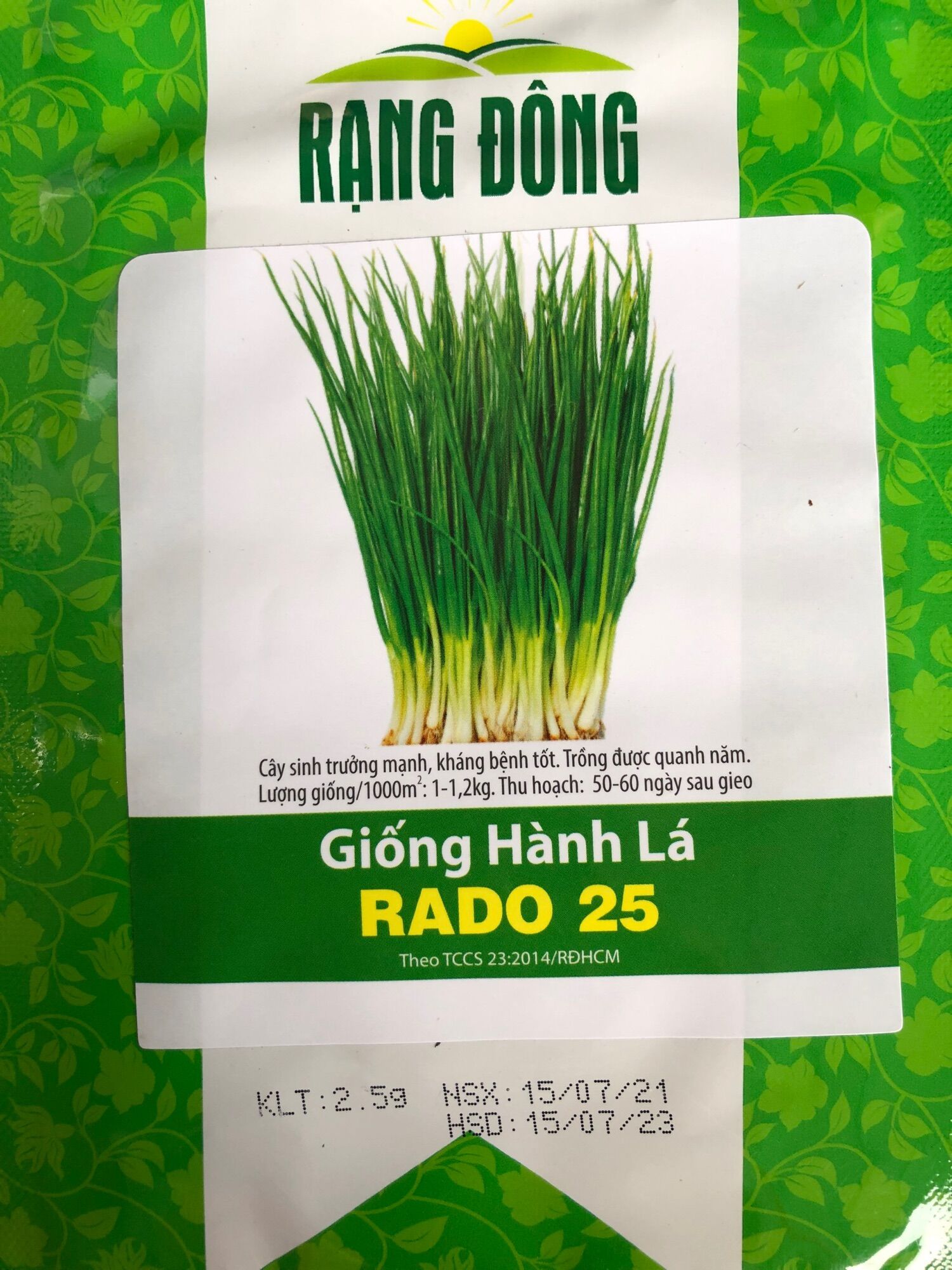 Giống hành lá