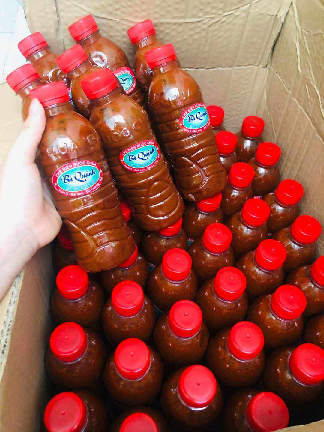 Mắm ruốc chua Bà Quýnh. Đặc Sản Nghệ An. chai 400g