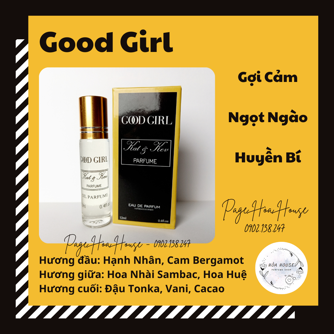 Nước hoa Kat & Kev dạng lăn 12ml - Cho Nam & Nữ