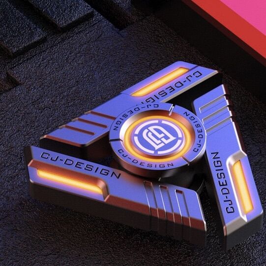 Con quay Spinner Cao cấp kim loại phát sáng dạ quảng phiên bản Cao Cấp Quà tặng Giảm Stress xoay cao tốc JD-05