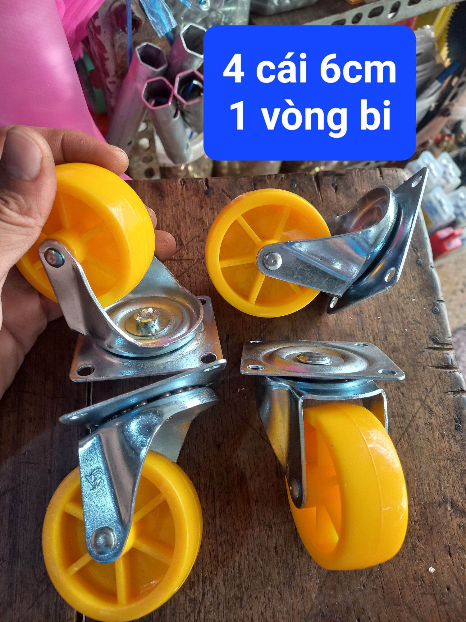 1 bộ bánh xe Vĩnh Phát như hình