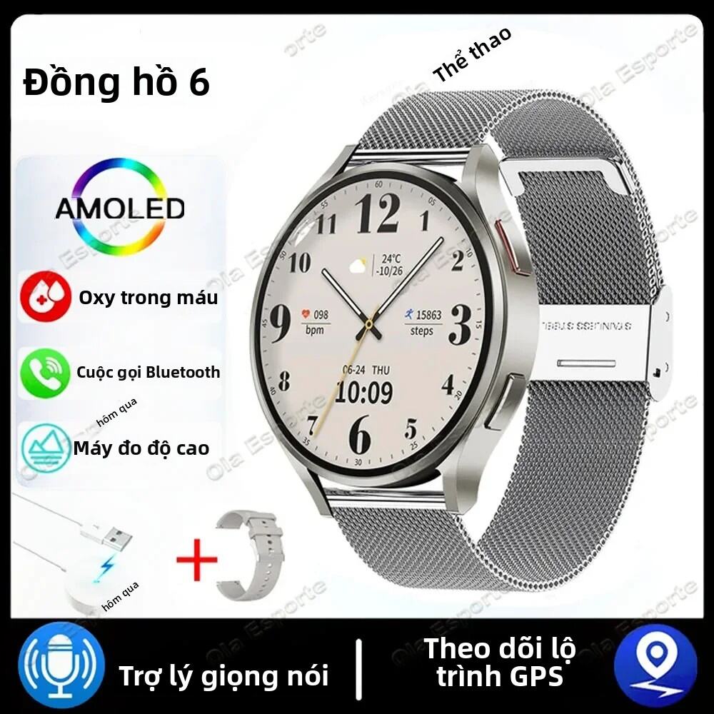 Đồng Hồ Thông Minh Samsung Galaxy Watch 7 Màn Hình AMOLED NFC La Bàn GPS Theo Dõi Sức Khỏe Thể Thao Cho Nam Và Nữ Hỗ Trợ Cuộc Gọi Bluetooth. 