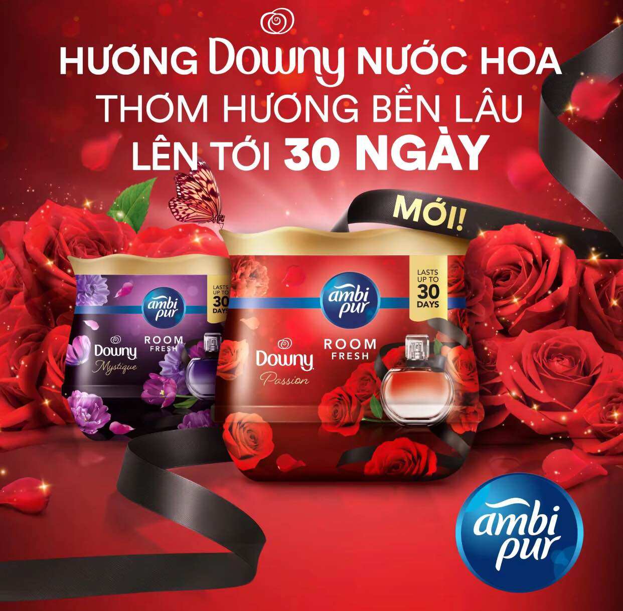 Sáp thơm Ambi Pur hương Downy 180gr