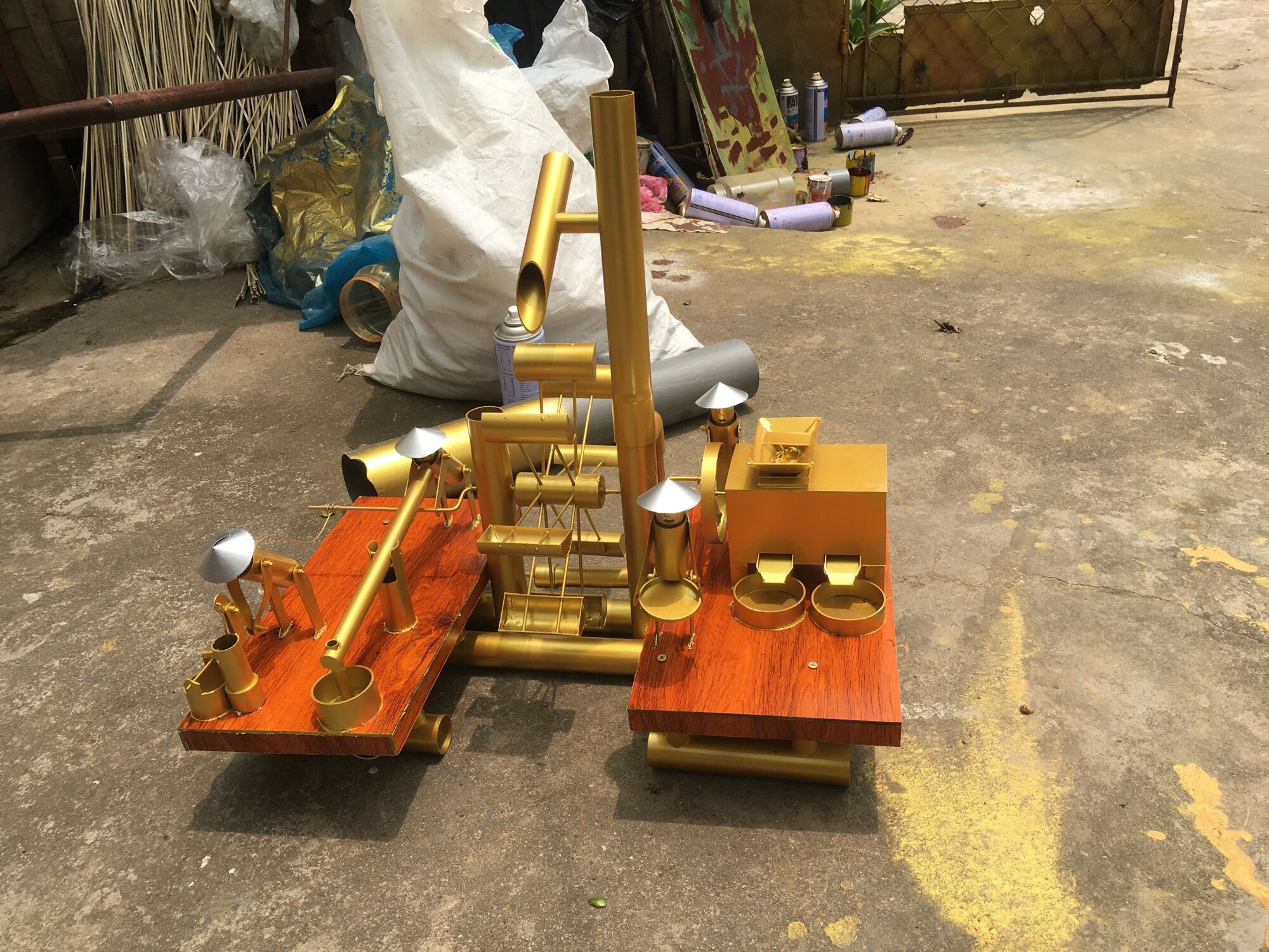 Guồng nước dân tộc (quạt thóc)