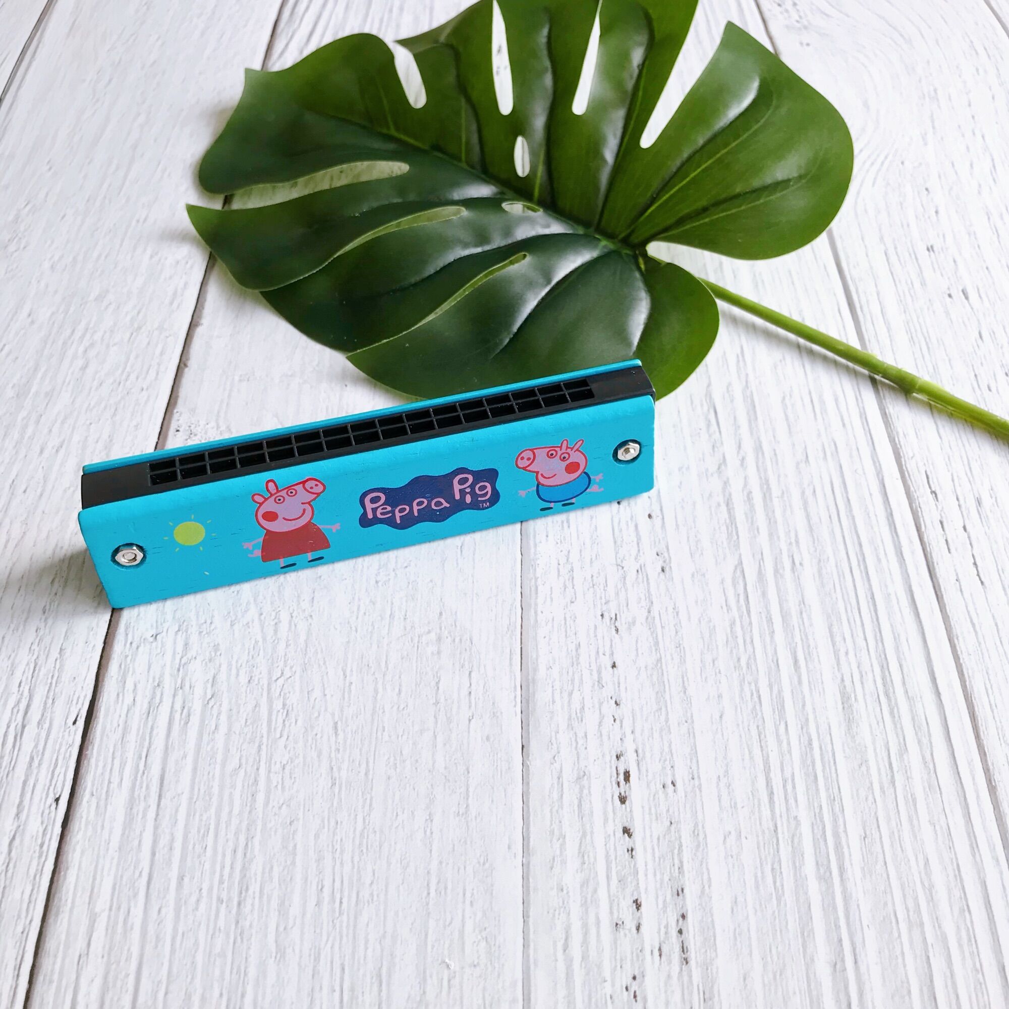 [HCM] Đồ chơi trẻ em kèn gỗ Harmonica 16 lỗ đồ chơi âm nhạc cho bé