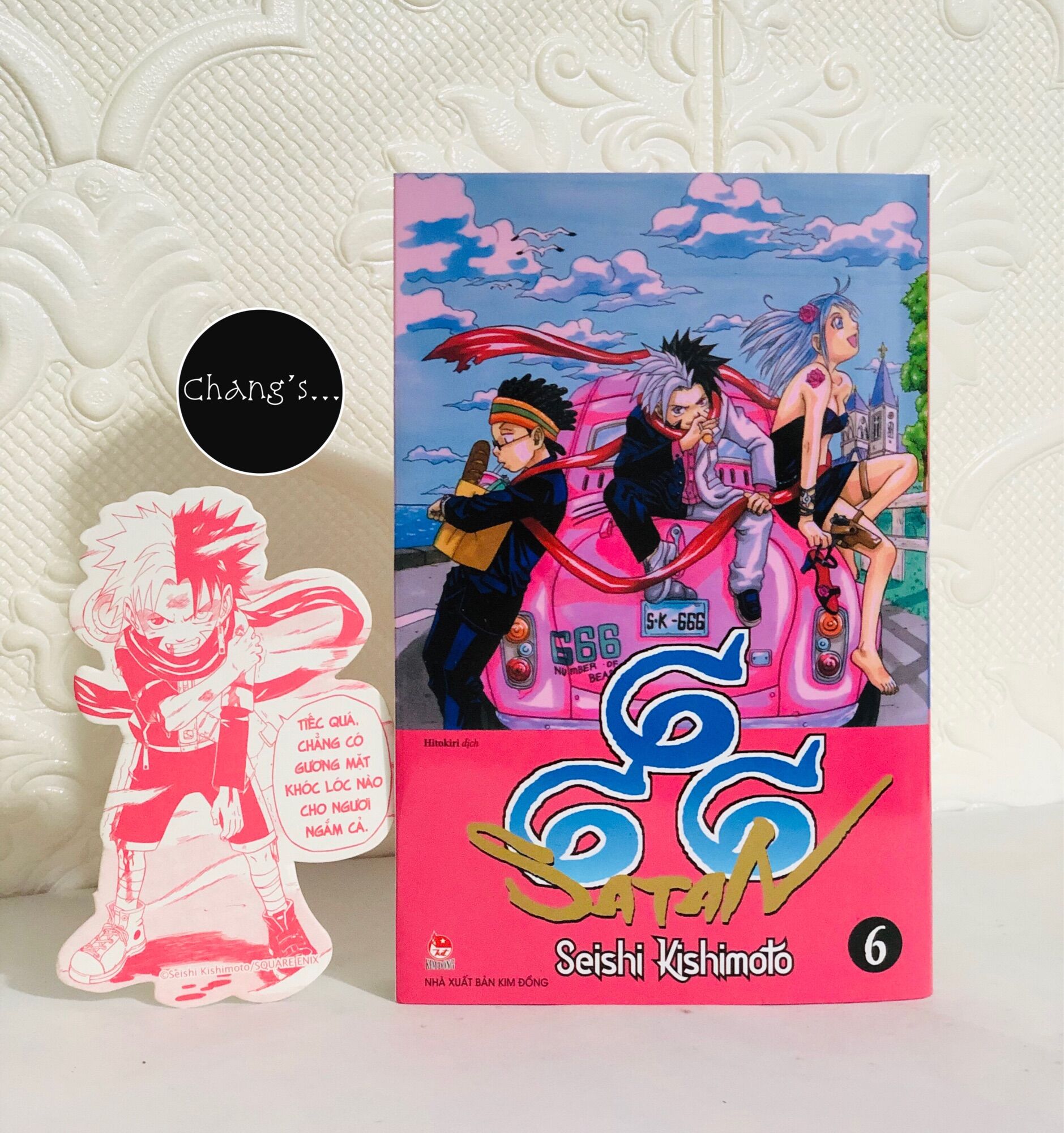 666 satan tập 4 5 6 kèm postcard