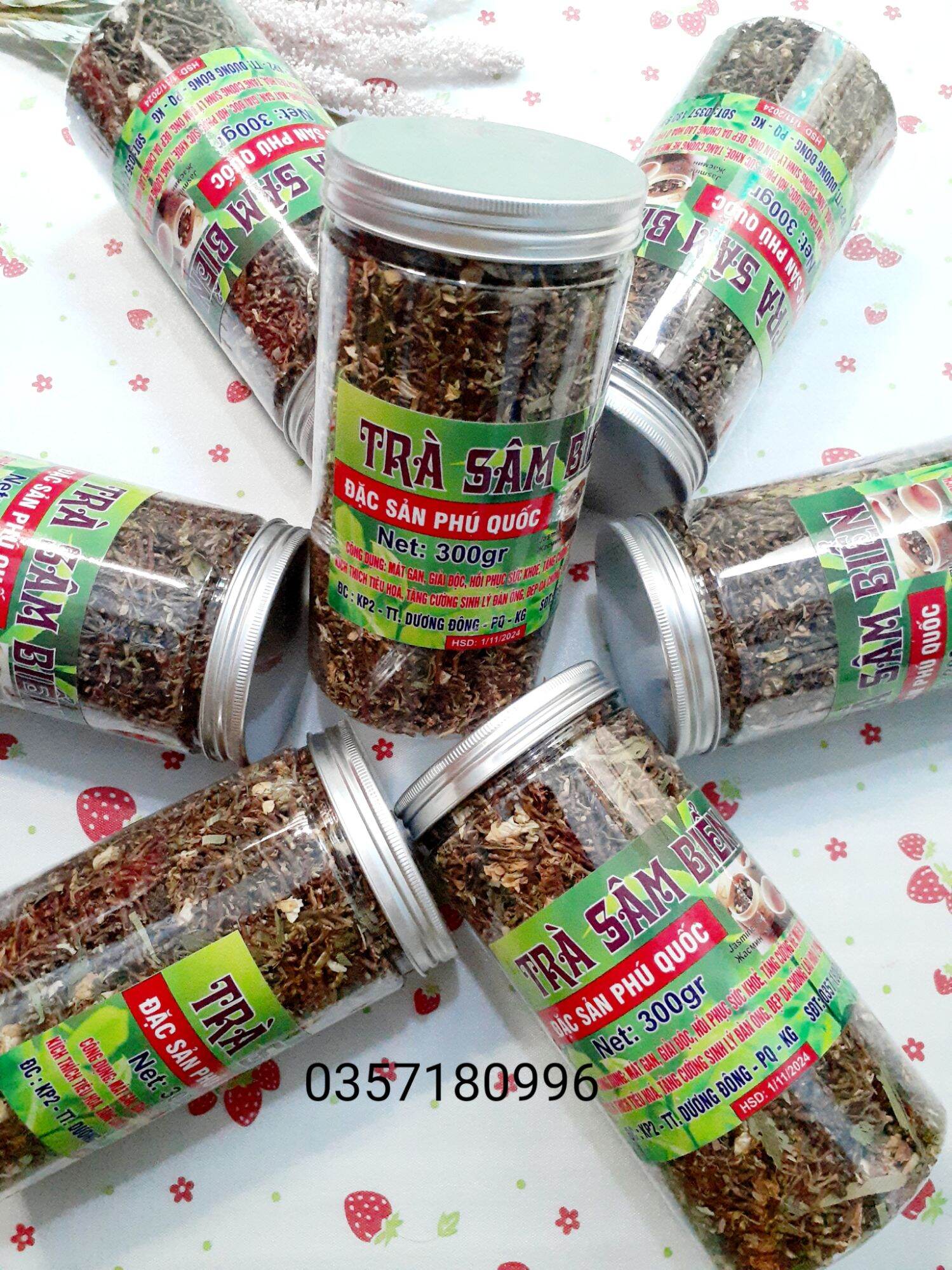TRÀ SÂM BIỂN HỘP 300Gr (mẫu mới)