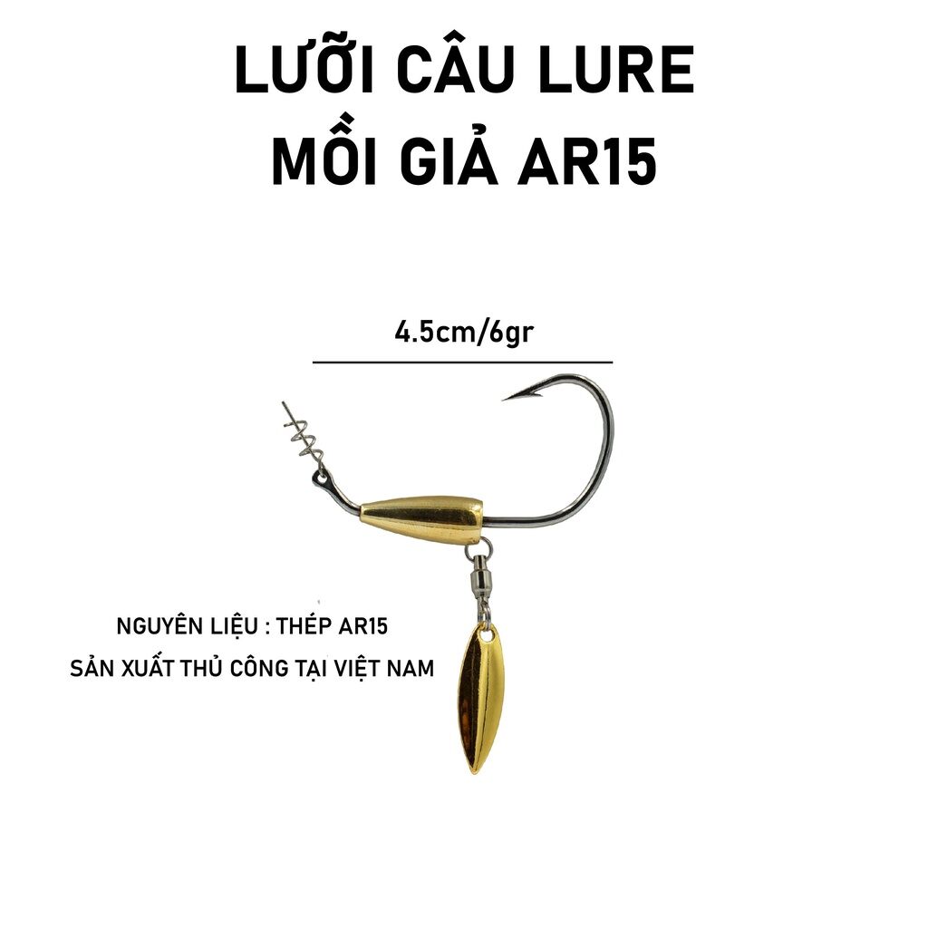 Mồi mềm NFF + Lưỡi AR15