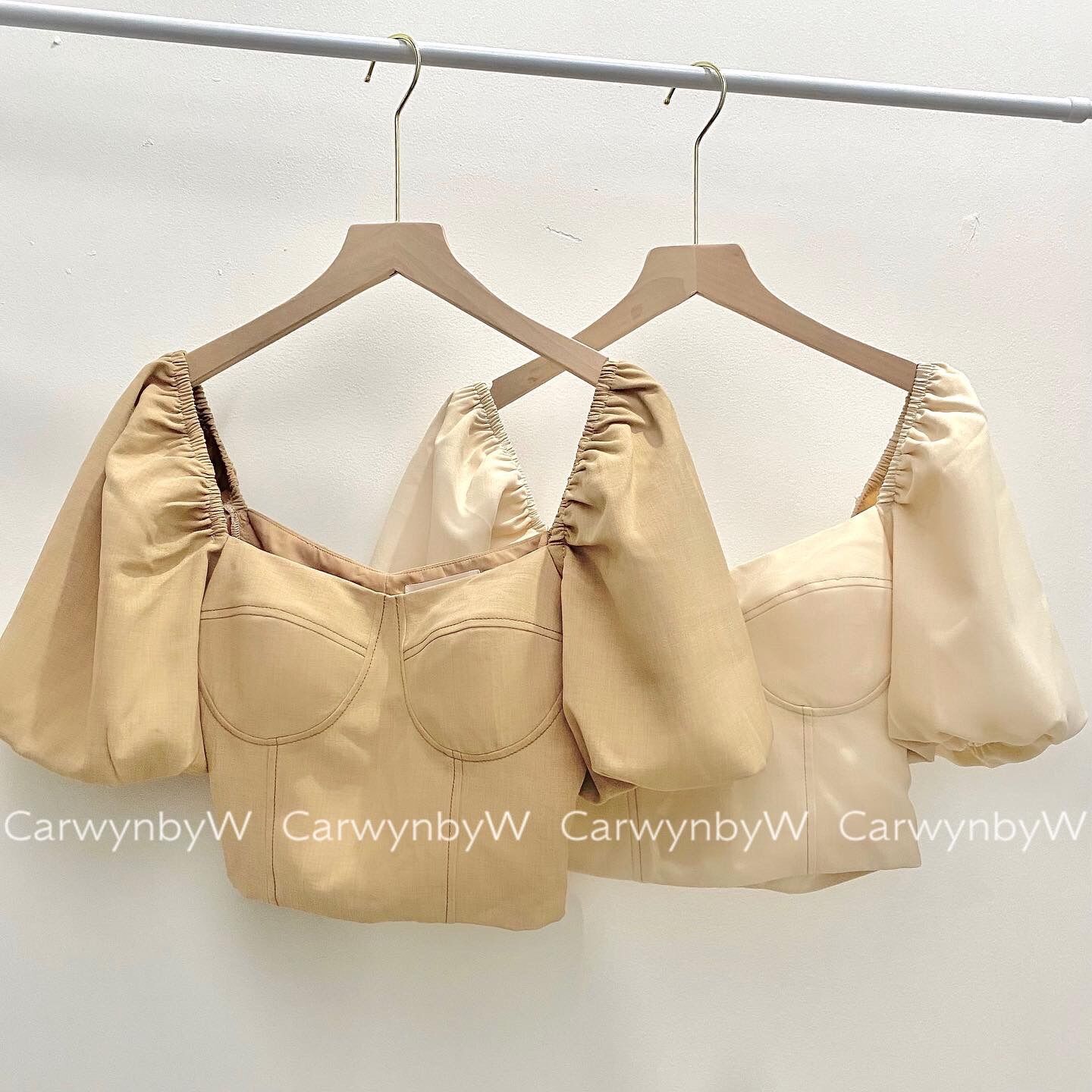 CarwynbyW - Áo Cúp Ngực Tay Phồng (Hebe Top)