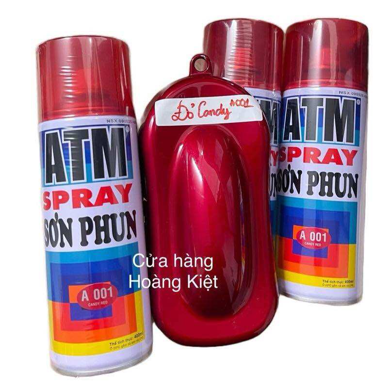 Sơn Xịt Màu Đỏ Candy A001