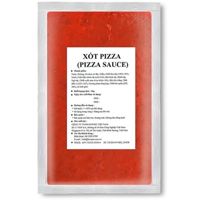 Xốt Pizza Kewpie 1Kg