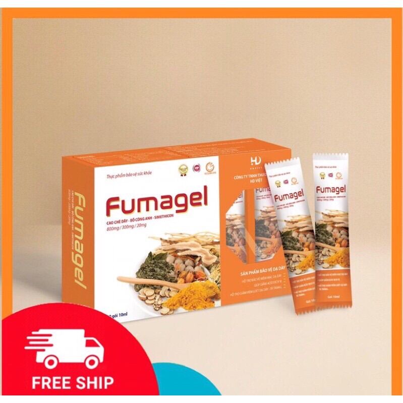 Sữa dạ dày Fumagel hộp 20 gói
