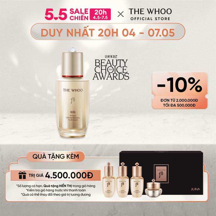 Tinh chất tự sinh chống lão hóa thế hệ thứ 4 THE WHOO Serum 50ml