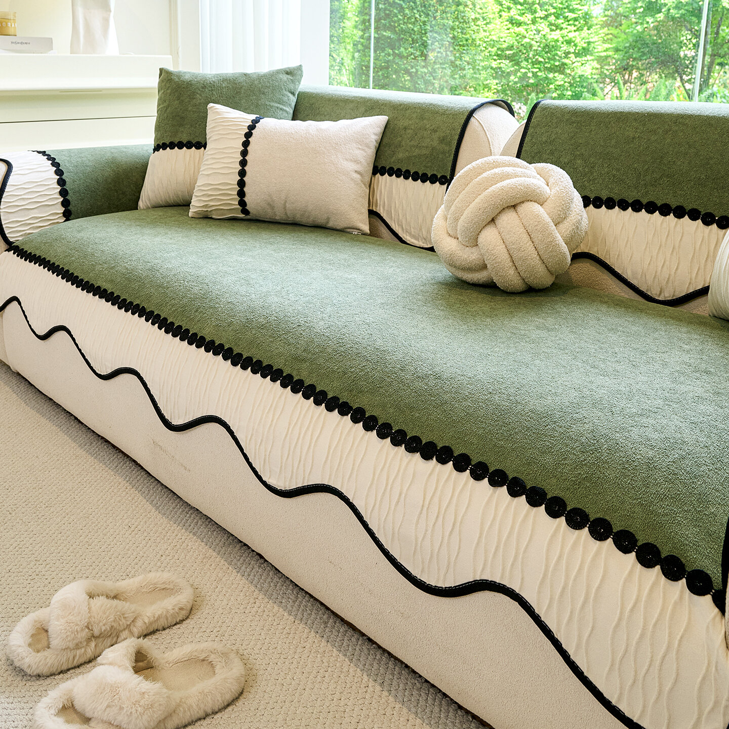 Lxia 7 du | Bọc Ghế Sofa Chống Trượt Chống Xước Chống Thấm Nước Chống Tiểu Không Dính Lông Thú Cưng