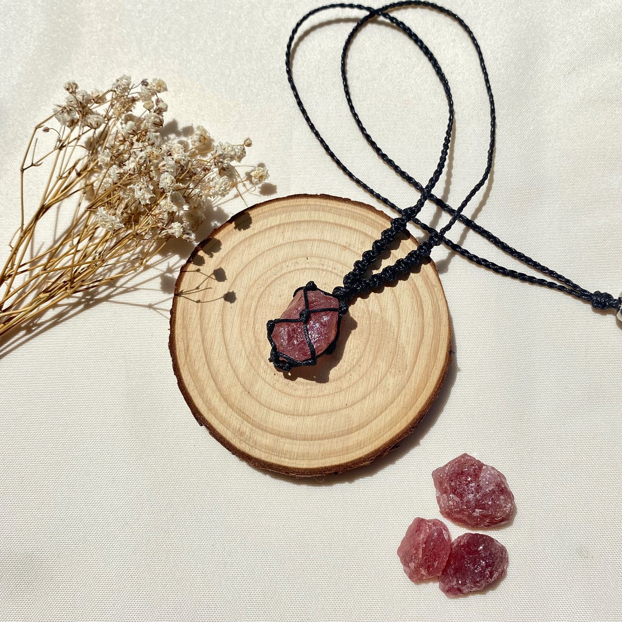 Vòng Cổ Macrame Các Loại Đá