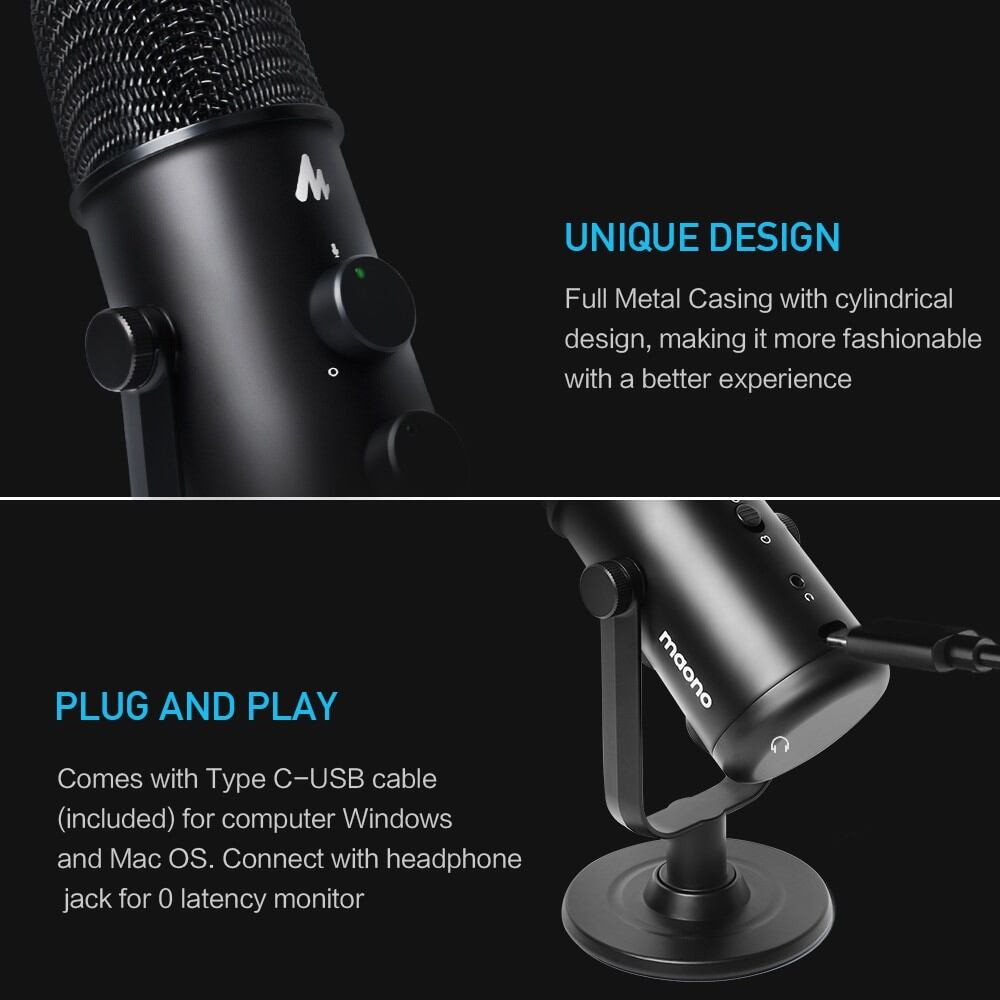 Micro thu âm Maono AU-903 USB Condenser Microphone