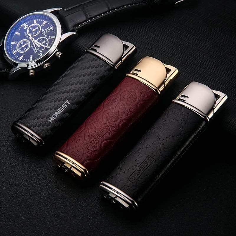 SALE hộp quẹt Bật lửa khò chống gió Hộp quẹt 1 tia Honest