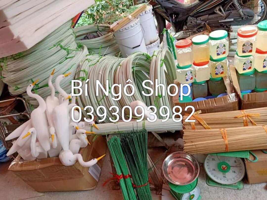 Combo 1000 nan cáp quang, 1kg keo, 10 con cò xốp đệm