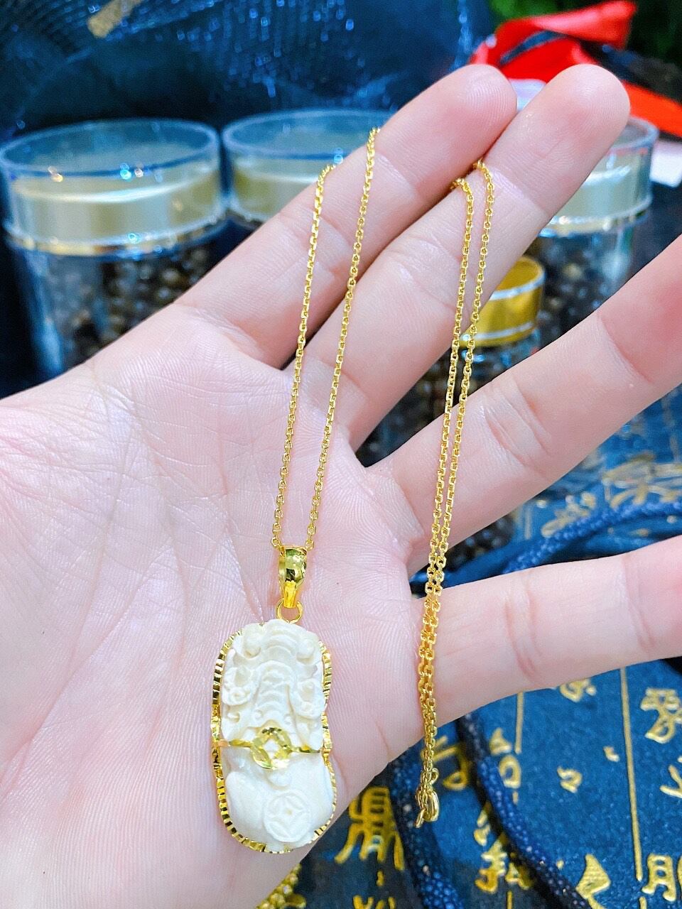 Dây vàng 10k bọc tỳ hưu