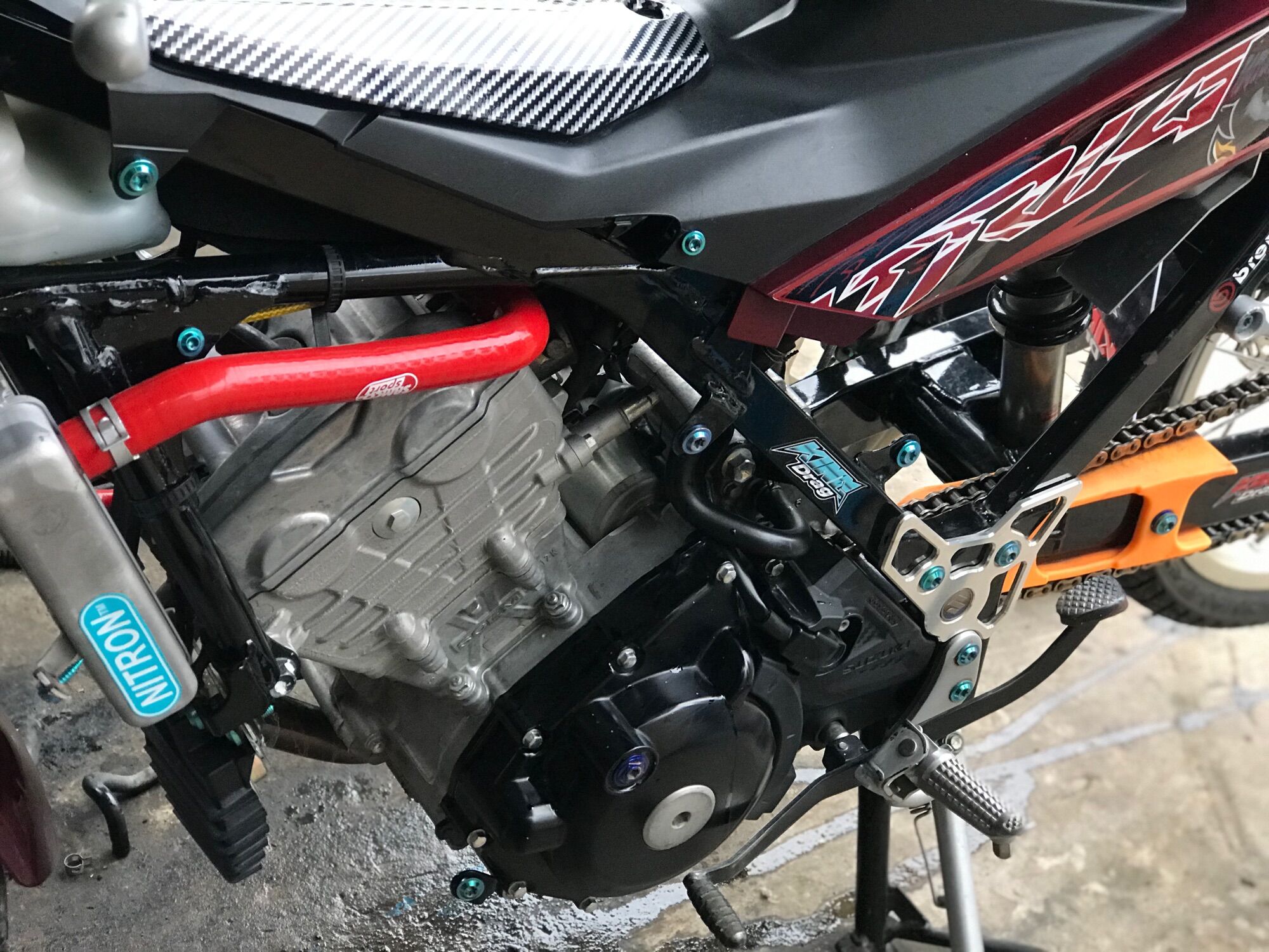 ống nước Samco RAIDER FI,SATRIA XANH