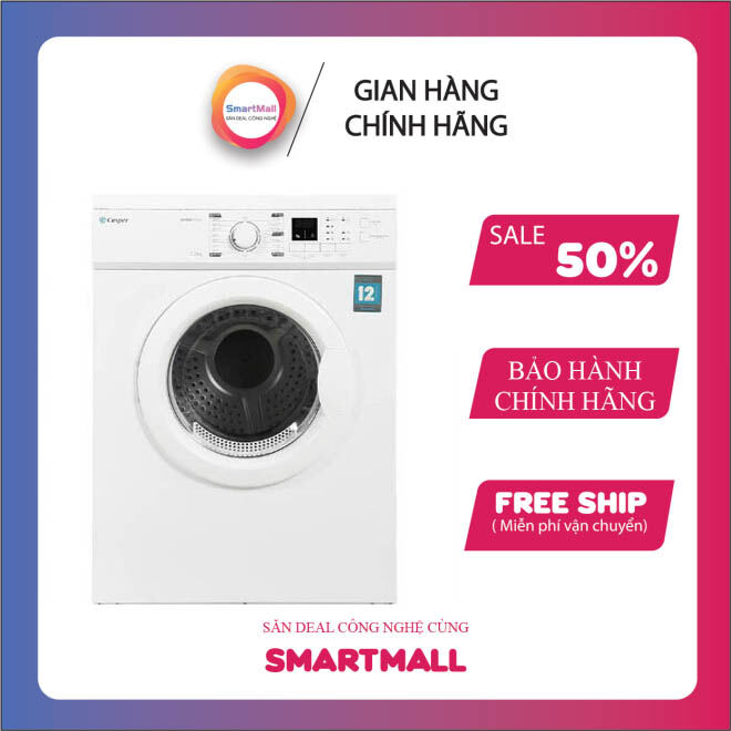  Máy sấy thông hơi Casper 7.2 kg TD-72VWD - 16 chương trình hoạt động - Chế độ Refresh loại bỏ mùi ẩm mốc - Sấy nhanh 23 phút 
