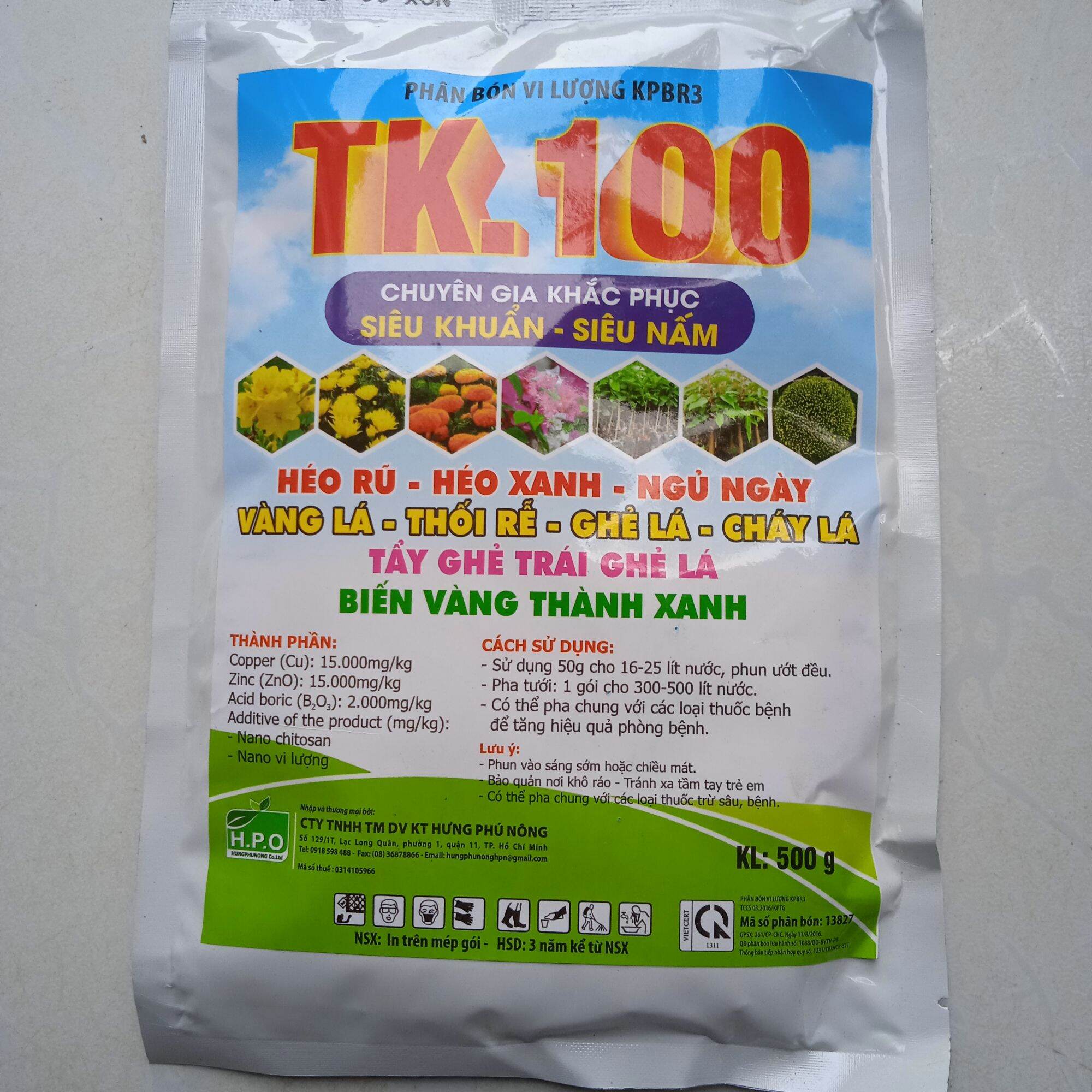 Thuốc trừ bệnh vi khuẩn, nắm, héo rũ, héo xanh, vàng lá, thối rễ, cháy lá hiệu quả cho cây trồng