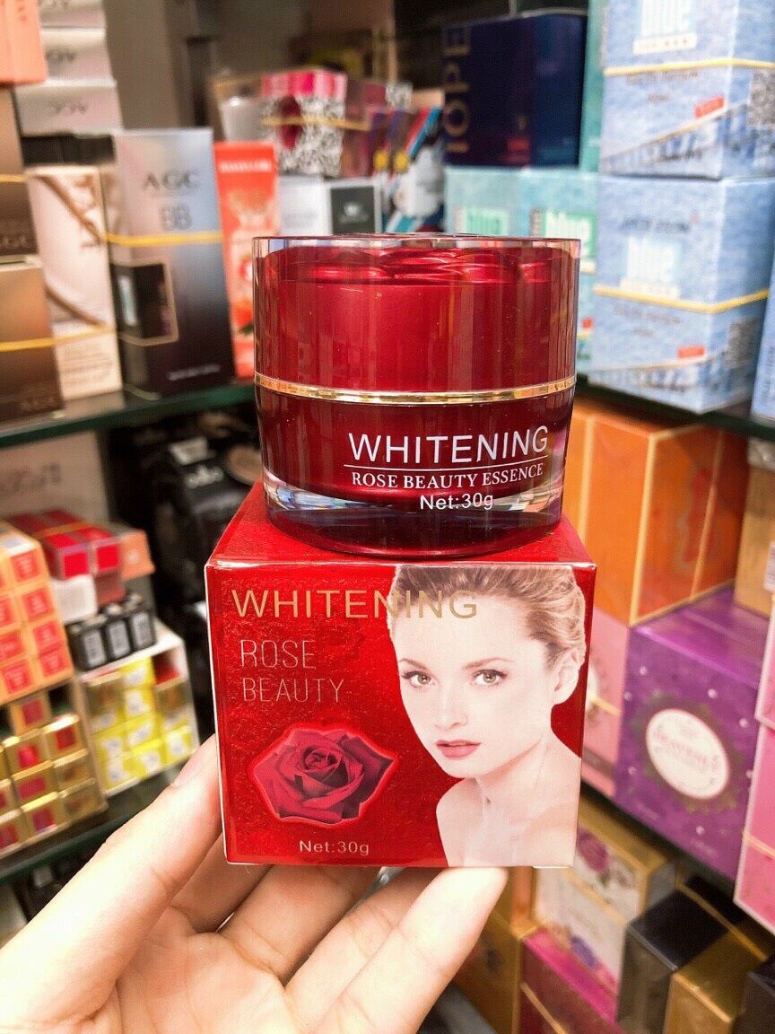 Kem Trắng Da Hoa Hồng Whitening