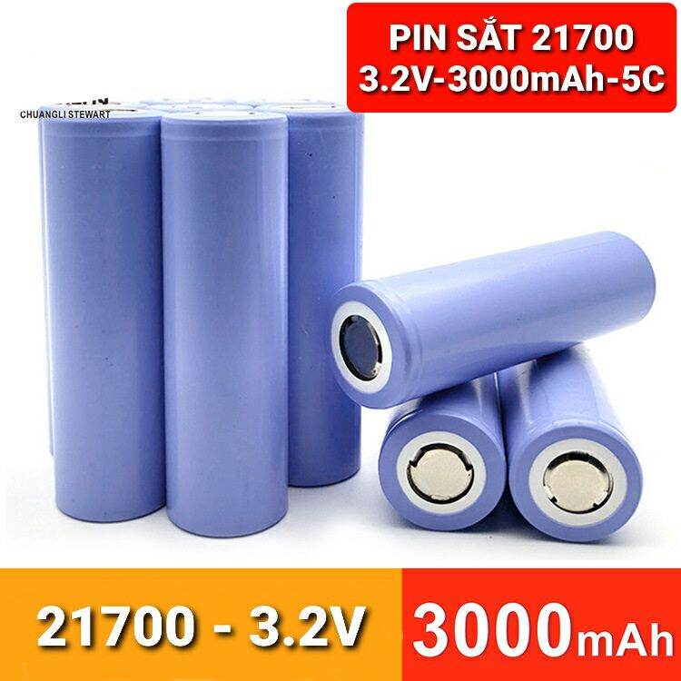 Achun.vn - PIN SẮT PHOSPHATE 21700 - 3.2V - 3000mAh XẢ 5C Dòng xả cao