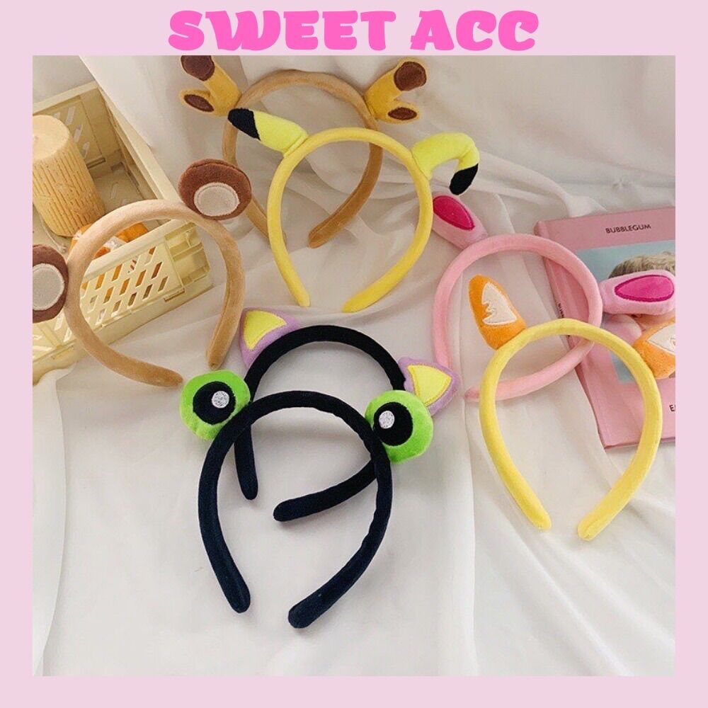 Bờm tóc băng đô hình thú tai thỏ tai hươu cute dễ thương ngộ nghĩnh