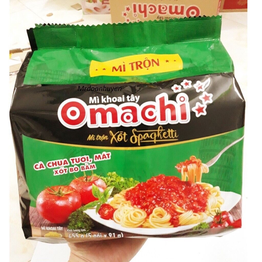 Thùng omachi sốt spaghetti 91g