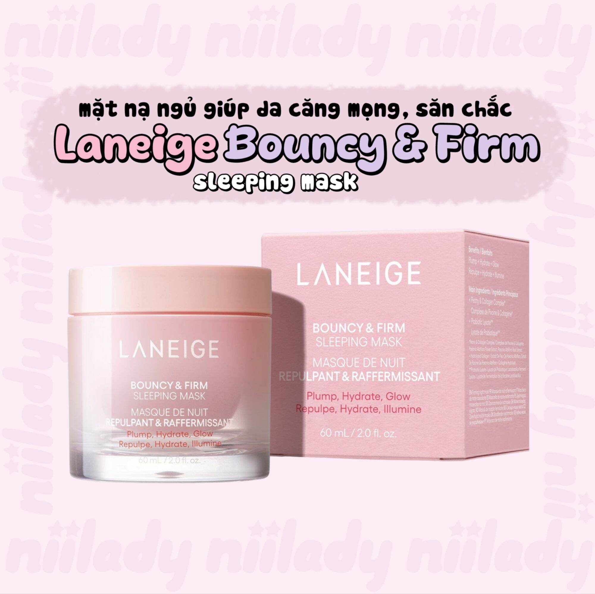[HCM]Mặt nạ ngủ Laneige Water Sleeping Mask EX / Laneige Bouncy & Firm Sleeping Mask