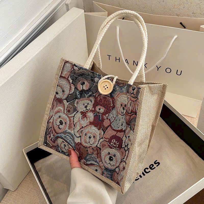 [HCM] Túi xách cói mini size 21cm  [chọn mẫu]