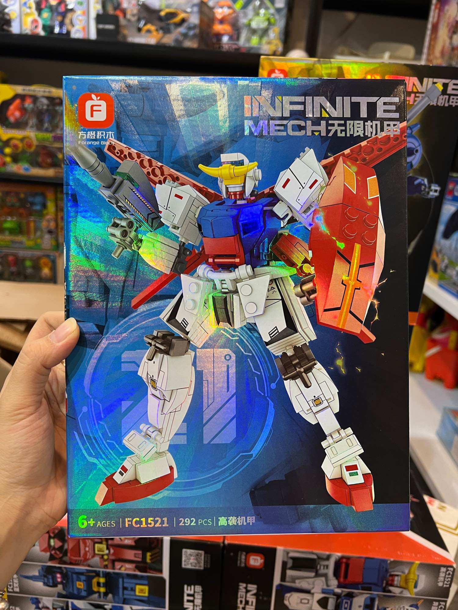 Lắp ráp xếp hình Gundam robot loại đẹp (Ảnh thật shop chụp)
