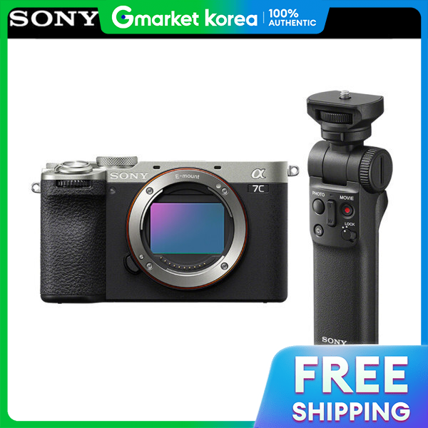 Sony | Sony Official Dealer Full-Frame Compact Camera Alpha A7C Ii Body Silver + Gp-Vpt2Bt Shooting Grip Giá 47,893,300 Đồng*Miễn phí vận chuyển
