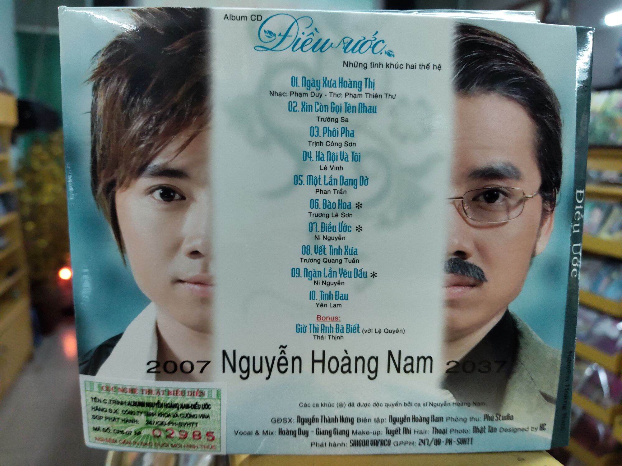 Đĩa CD - Nguyễn Hoàng Nam - Điều Ước
