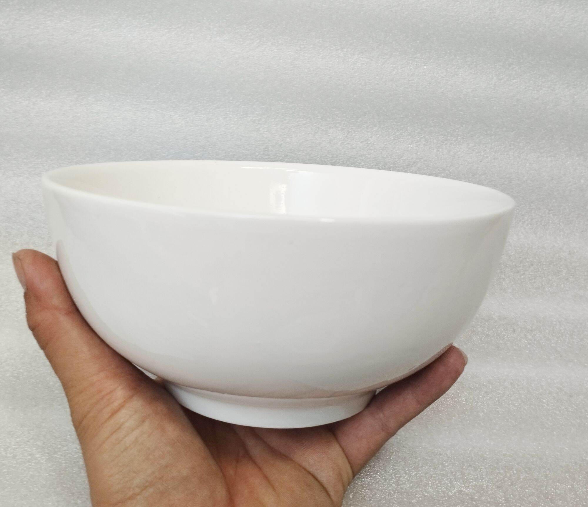 Combo 2 cái tô sứ ăn phở 18cm trắng (tô 7 khum)