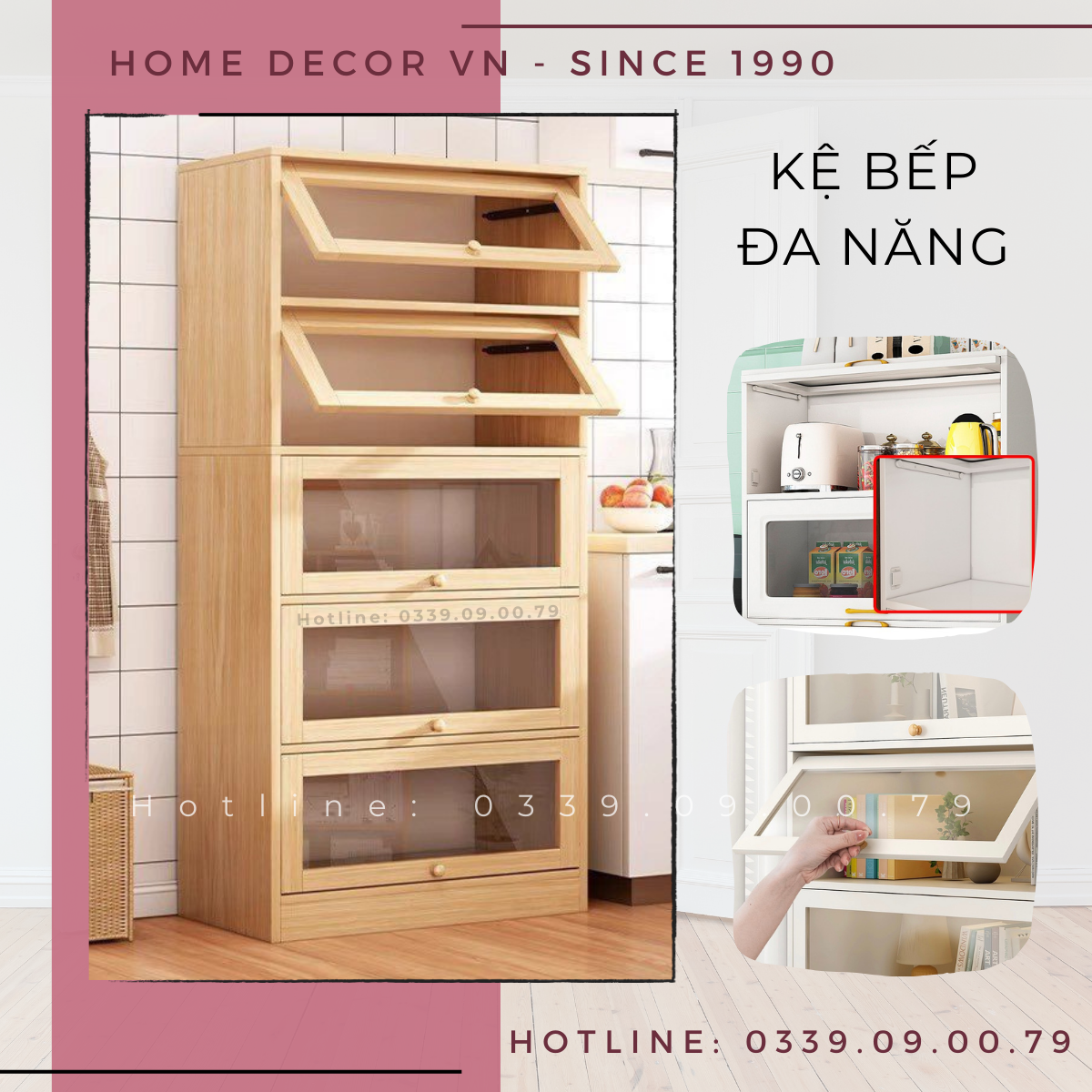 Kệ Nhà Bếp Đa Năng Đẹp KB999