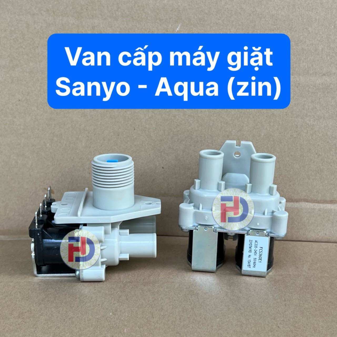 Van cấp máy giặt đôi Aqua cửa đứng hàng hãng - nguồn cấp nước máy giặt Aqua